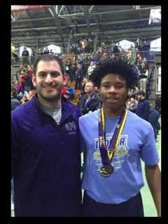 Pelham Athlete Receives Two Medals At NYS Indoor Track Meet