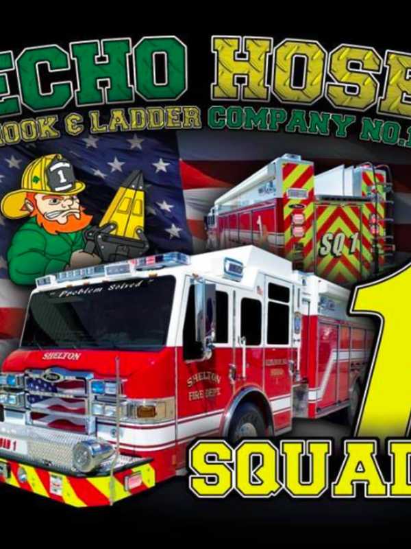Shelton's Echo Hose Hook & Ladder To Hold Recycling, Food Drive