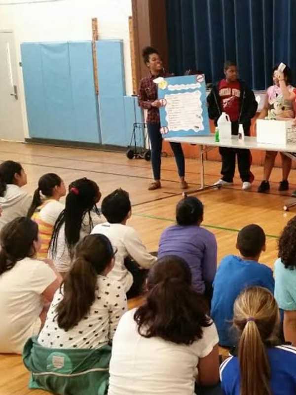 Brien McMahon Students Deliver Heart-Felt Message To Elementary Kids