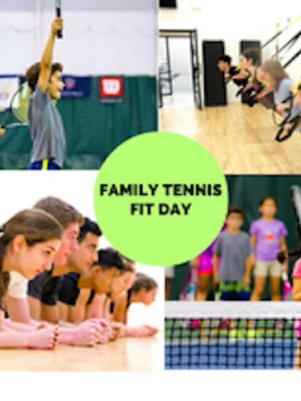 New Rochelle's Pine Brook Fitness Invites Families For Tennis, Workout