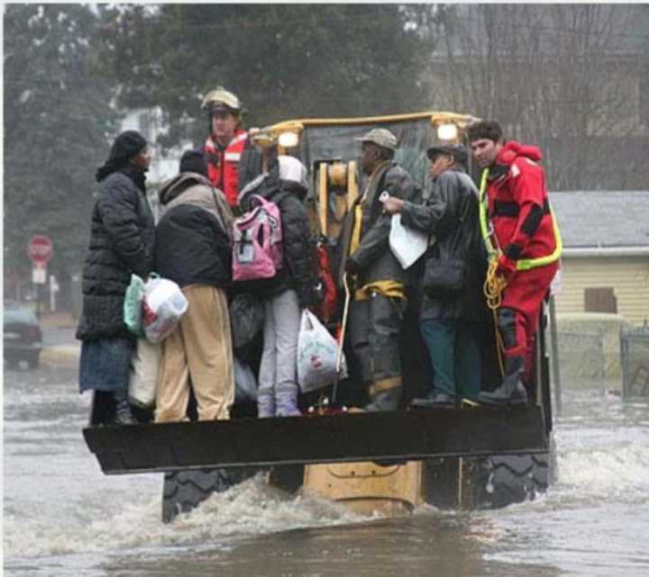 Flooding during a 2007 storm in Mamaroneck displaced hundreds of residents and caused millions of dollars in damages.