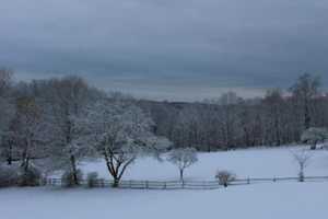 Monday's Snowfall Results In a Postcard-Perfect Landscape
