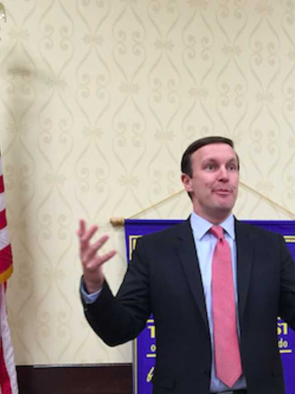 Stamford Rotary Member Shares Mental Health Story With Sen. Murphy