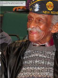101-Year-Old WWII Vet Celebrates Birthday At Davis Elementary School