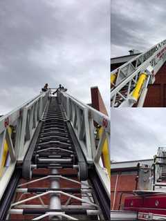 Shelton's Echo Hose Hook & Ladder Members Conduct Training Exercises