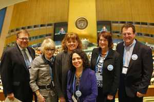 Stamford Jewish Federation Leaders Discuss Issues at United Nations