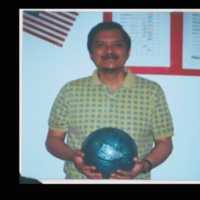 <p>Sarangay is pictured at a bowling event.</p>