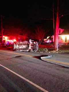 Trumbull Man Flips Car In Early Morning Fairfield Crash