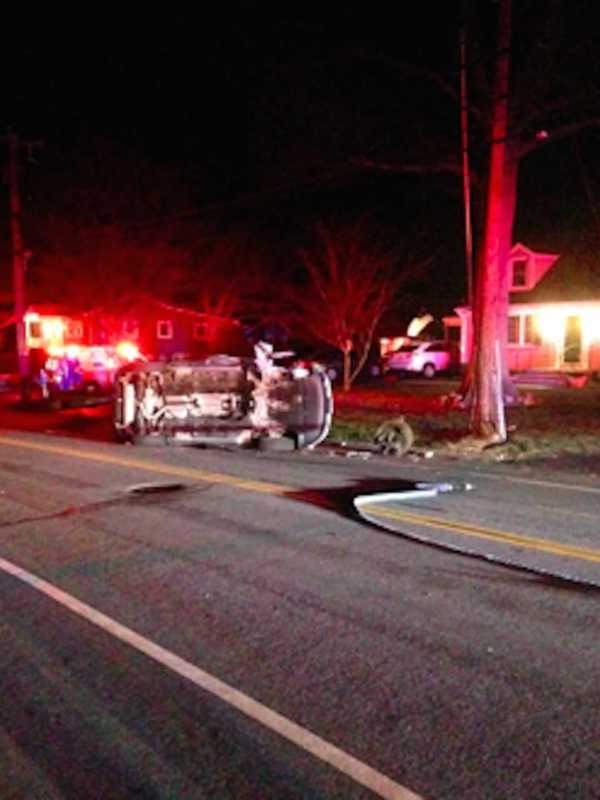 Trumbull Man Flips Car In Early Morning Fairfield Crash