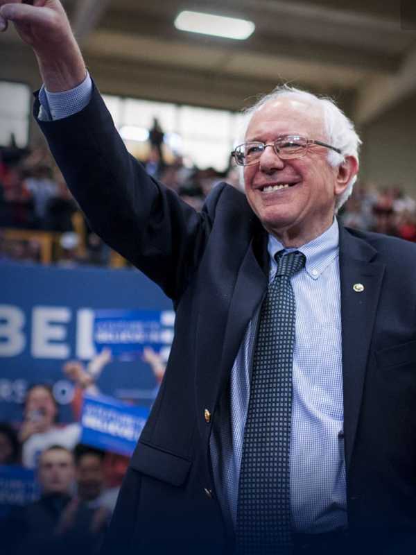 Presidential Contender Bernie Sanders Holds Rally In Hudson Valley