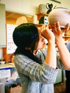 Millbrook School Ceramics Student Cici Wang Creates Teapot