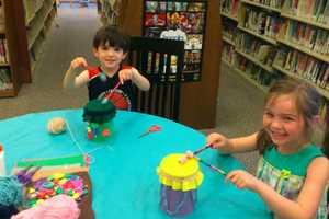 Children Were Artist-Drummers At Glen Rock Library Over Spring Break