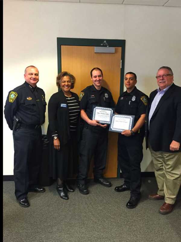 Norwalk Police Department Honors Officers For Lifesaving Water Rescue