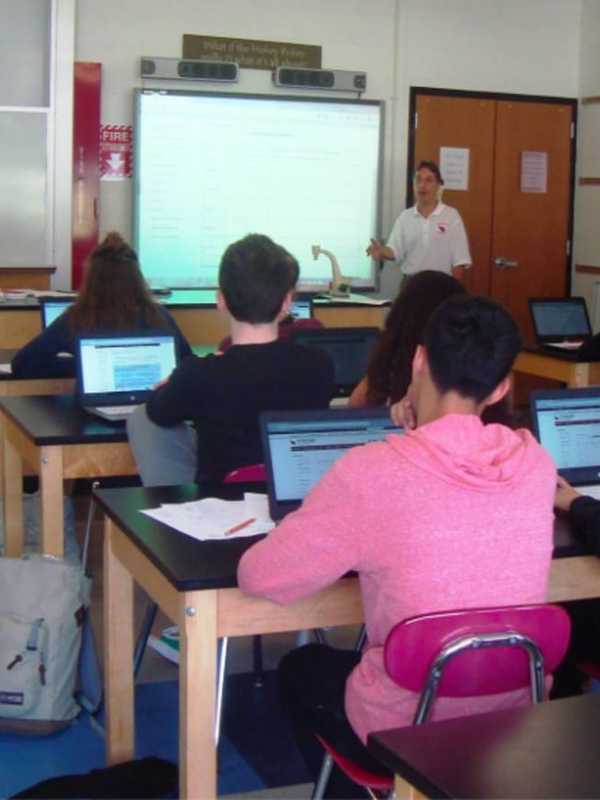 Westwood Eighth-Graders Utilize Chromebooks
