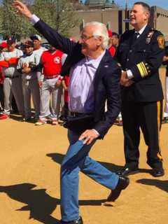 Congressman Pascrell Throws Out First Pitch At Passaic Opening Day