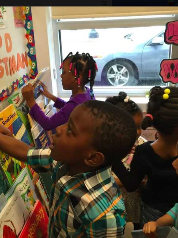 Members Of Trumbull Rotary Club Buy Books For Bridgeport Learning Center