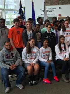 Stamford Mayor Martin Honors High School Championship Teams