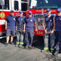 <p>The team of Capt. Jeremy Donch, Lt. Max Chazen, and firefighters Mike Piccoli, Sebby Rollo, Mike Jost and Joe Fitzmaurice won the competition.</p>