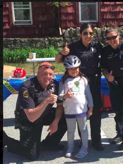 Kids Have Fun With Greenwich Police, Explorers At Bike Safety Rodeo
