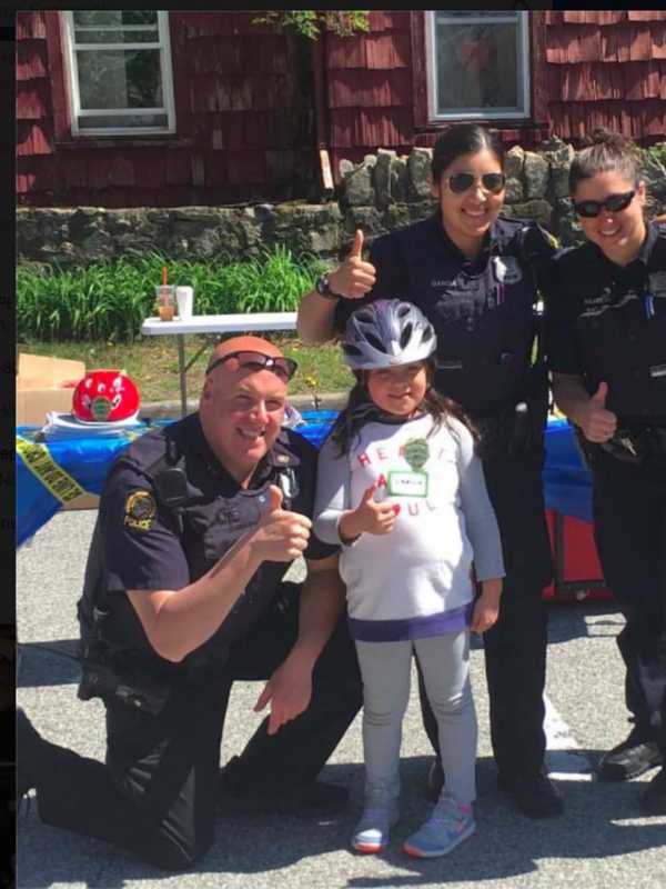 Kids Have Fun With Greenwich Police, Explorers At Bike Safety Rodeo