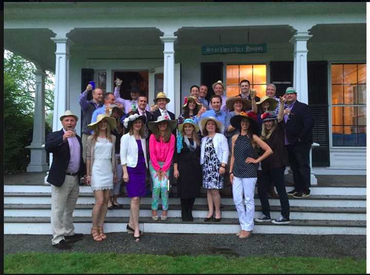 The Nichols Improvement Association in Trumbull recently hosted its second Kentucky Derby party.