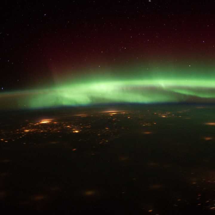 The Aurora Borealis, or Northern Lights.