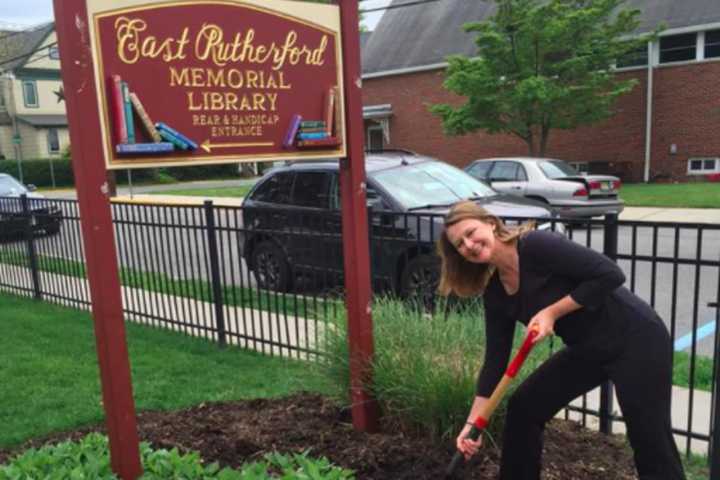 East Rutherford Library Continues Acts Of Kindness By Planting
