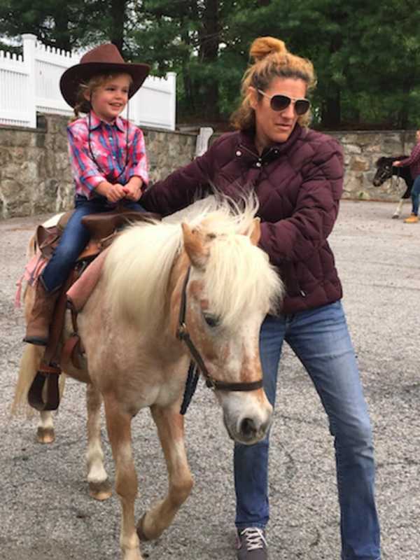 Greenwich's Round Hill Nursery School Saddles Up For Western Day