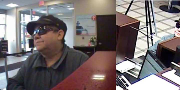 The Eastchester Police Department has released photos of the suspected bank bilker.