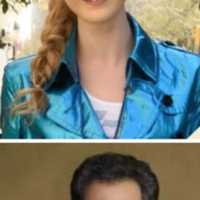 <p>Elena Kampouris (top) and Ernie Anastos.</p>