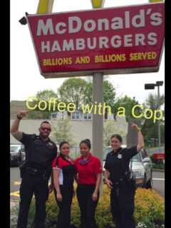 Enjoy 'Coffee With A Cop' At McDonald's In Greenwich