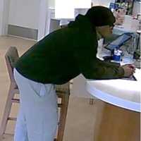 <p>This is the suspect in a robbery Friday morning at the Webster Bank located at 1177 Post Road in Fairfield.</p>