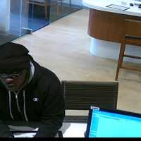 <p>This is the suspect in a robbery Friday morning at the Webster Bank located at 1177 Post Road in Fairfield.</p>