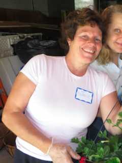 Beautification League Installs Hanging Baskets Around Downtown New Canaan