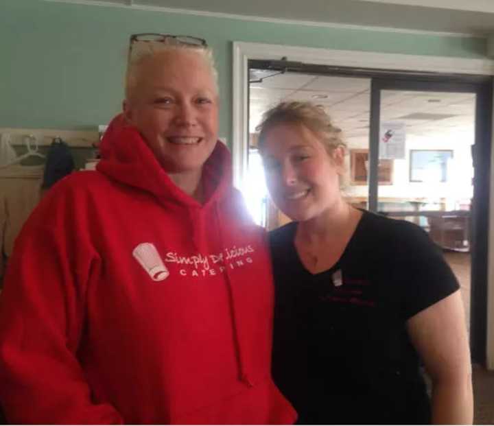 Tracy (left) and Lauren (right) Peden, a mother and daughter team, run the Norwalk-based catering company Simply Delicious.