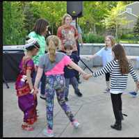 <p>Students learned many dances at AIS&#x27; 10 year anniversary celebration.</p>