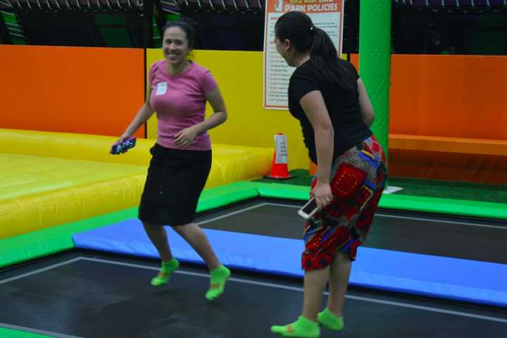Hundreds Hop On Over to New Stratford Trampoline Park