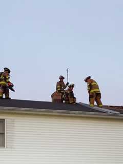 Shelton Volunteer Fire Companies 1 & 4 Train On Demo House