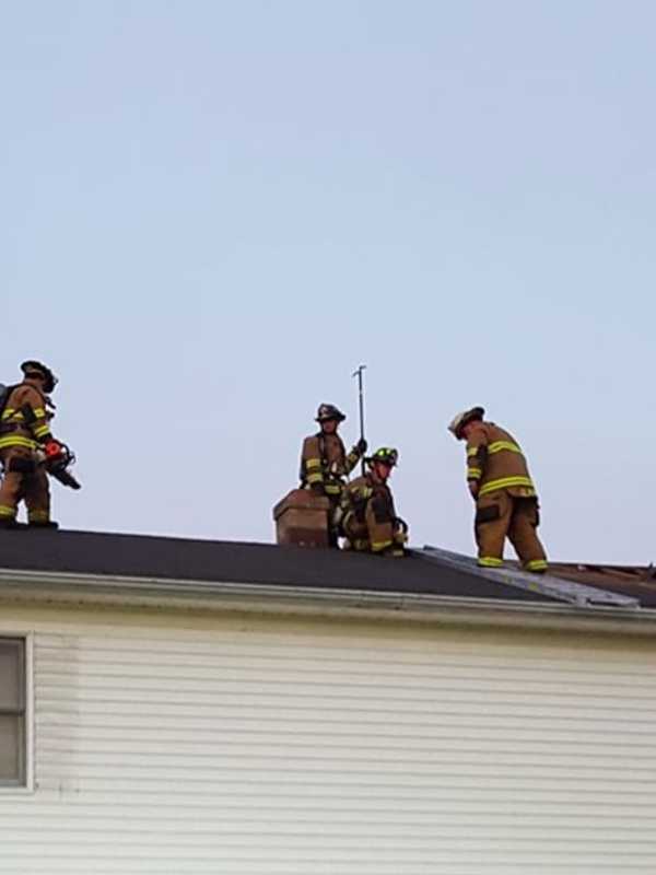 Shelton Volunteer Fire Companies 1 & 4 Train On Demo House