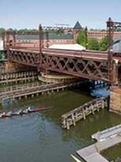 Fender System Repair Project Beginning On Walk Bridge In Norwalk