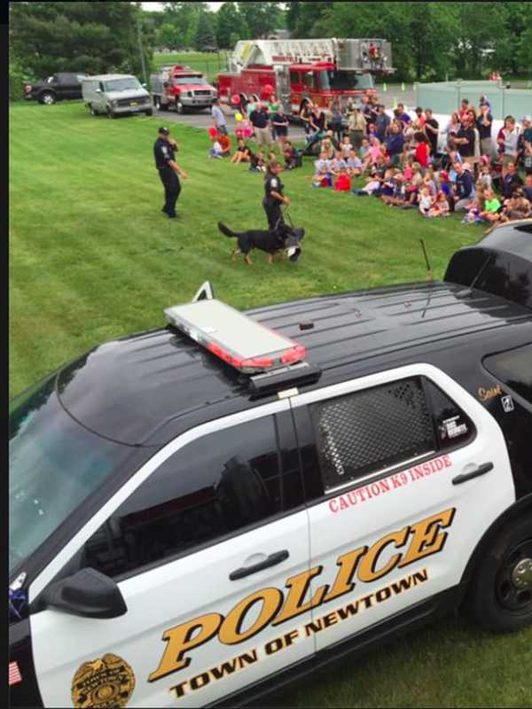 Brookfield Police Give K-9 Demonstration At Fire Dept. Kids Day