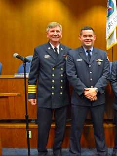2 Danbury Firefighters Receive Promotions