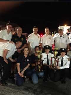 White Hills Fire Company Earns Award For 'Best Aerial' At Shelton Parade