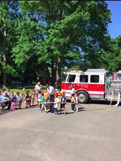 Greenwich Firefighters Teach Fire Safety Skills To Children