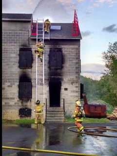 Stony Hill Volunteer Fire Company Members In Newtown Practice Their Skills