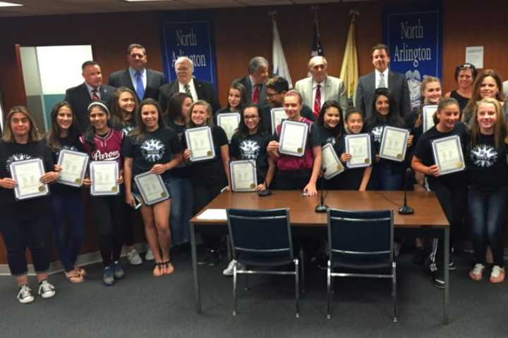 North Arlington Starz Cheerleaders Win Recreation Championship