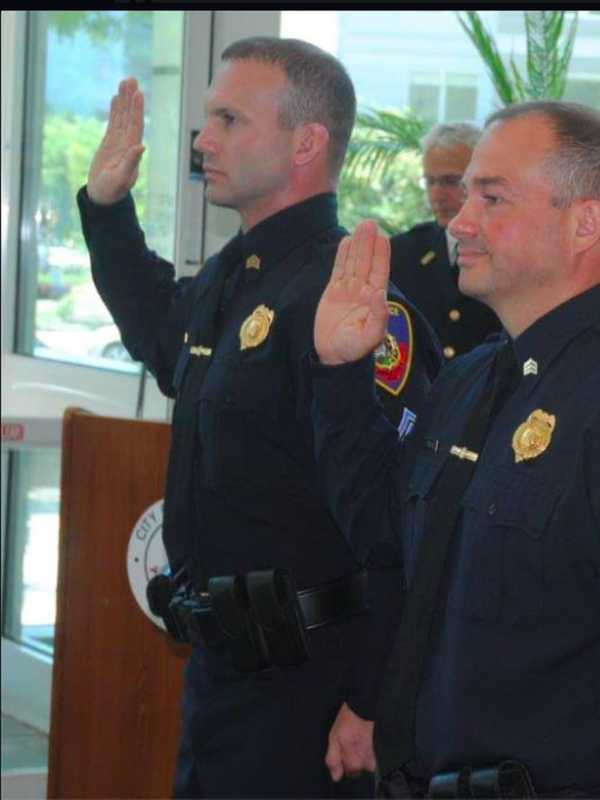Stamford Police Officers Receive Promotions To Sergeant