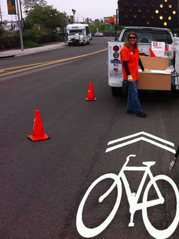 Passaic County Adds Shared Roadway Markers