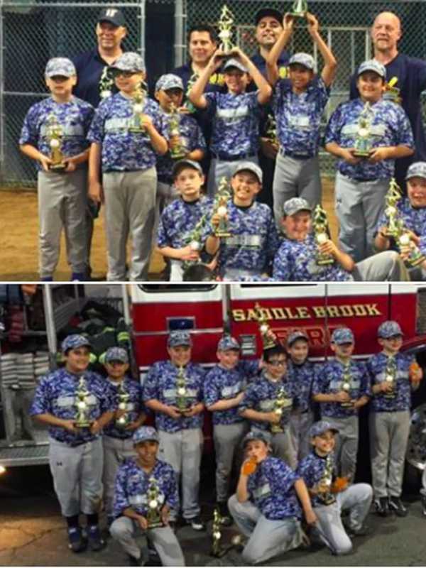 Saddle Brook Engine 2 Little League Team Wins Title