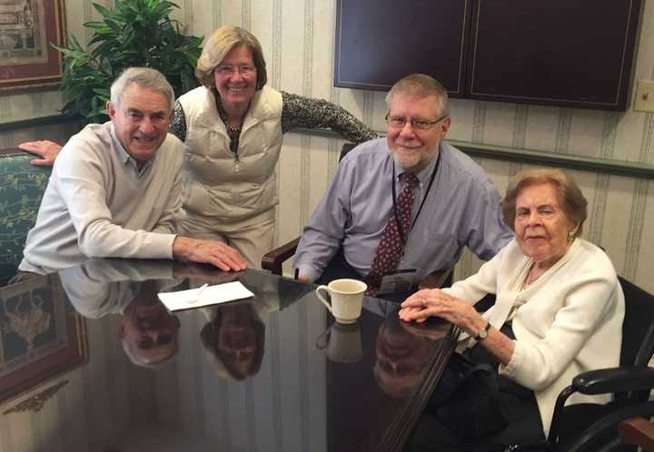 From left: Fred Rzeka, Dagny, Andrew Krochko and &quot;Nippy.&quot;